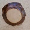 Brown ring dish with gecko, Pottery jewellery catcher, Ceramic ring holder, Primitive art dish - Image 5