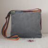 Rainbow patchwork messenger bag - Image 3