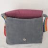 Rainbow patchwork messenger bag - Image 4