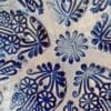 Blue and white paisley ceramic dish - Ring dish with Indian patterns - Trinket bowl - Handbuilt stoneware dessert bowl - Image 4