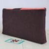 Peach and plum clutch bag - Image 5