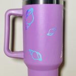 Purple cup with shells +£18.95