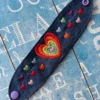 Pride Rainbow heart cuff bracelet festival jewellery - Image 3