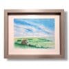 Original Hand Painted Watercolour illustration fine art print painting of an old Hedgehog on the Sussex South Downs