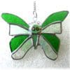 Birthstone Butterfly Stained Glass Suncatcher Choice of Colour - Image 2