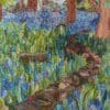 Archival quality print of textile art picture, bluebell time - Image 4