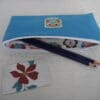 Blue pencil case featuring appliqued owls - Image 6