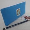 Blue pencil case featuring appliqued owls - Image 4