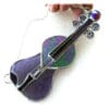 Violin Stained Glass Suncatcher Musical Instrument Music Purple - Image 3