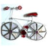 Bicycle Stained Glass Suncatcher Red Bike Cyclist - Image 3