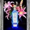 Bombay Sapphire Cru Murcian Lemon Gin Bottle Light (70cl with 100 micro LED blue lights and original bottle cap)