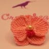 Crochet Miniature Orchid Brooch