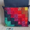 Large rainbow patchwork bag, made to order - Image 8