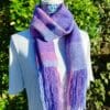 Winter Berries Woven Scarf - soft, lightweight, warm. - Image 5