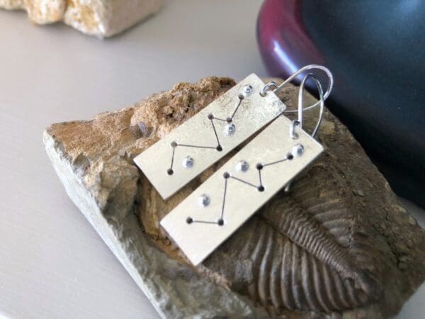 Constellation Earrings in Sterling Silver - Image 2