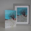 Oak tree in winter greetings card - Image 4