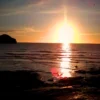 Sunset at Trebarwith Strand - 10 x 8 inch photographic print