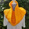 Gold Yellow, Chunky Cowl Scarf - Soft, Warm and Cosy! - Image 2