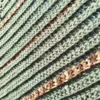 The Woodland Shawl - Soft, green with mottled brown stripes - Image 3