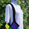 Colourful Crochet Bag - Stained Glass Style.