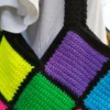 Colourful Crochet Bag - Stained Glass Style. - Image 3