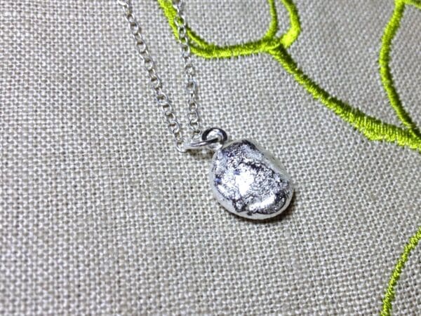 Sterling Silver Nugget Pendant - Image 5