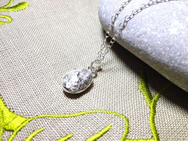 Sterling Silver Nugget Pendant - Image 3