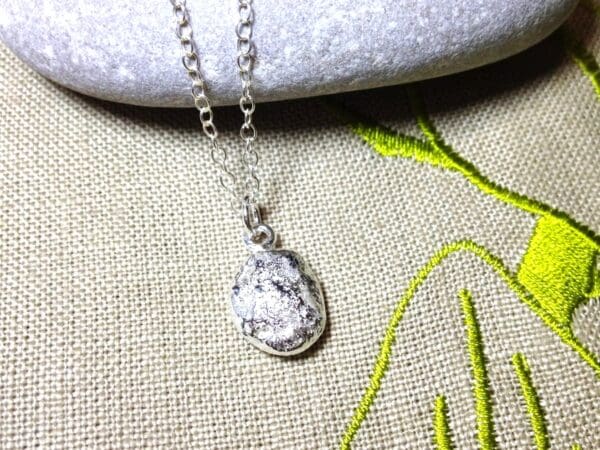 Sterling Silver Nugget Pendant - Image 2