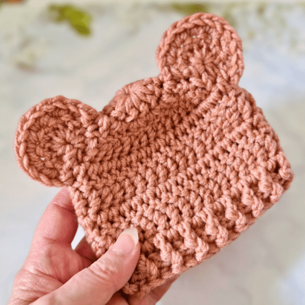 Handmade Baby Gift Set: Teddy Hat And Booties Set - Image 6