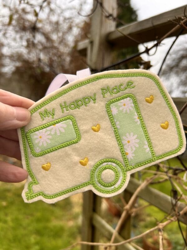 My Happy Place caravan sign and a perfect little gift