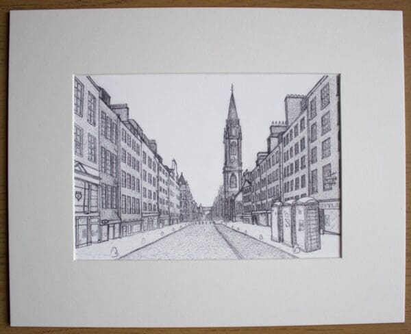 Edinburgh, Scotland - Royal Mile Sketch