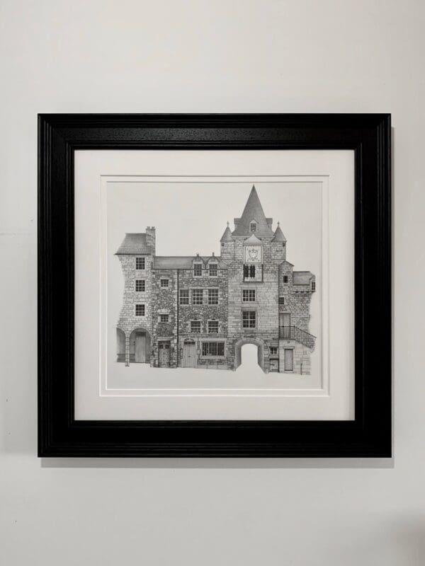 Tolbooth Tavern, Original Drawing, Original Art work, Wall decor, The Royal Mile, Edinburgh Art, Historic Scotland