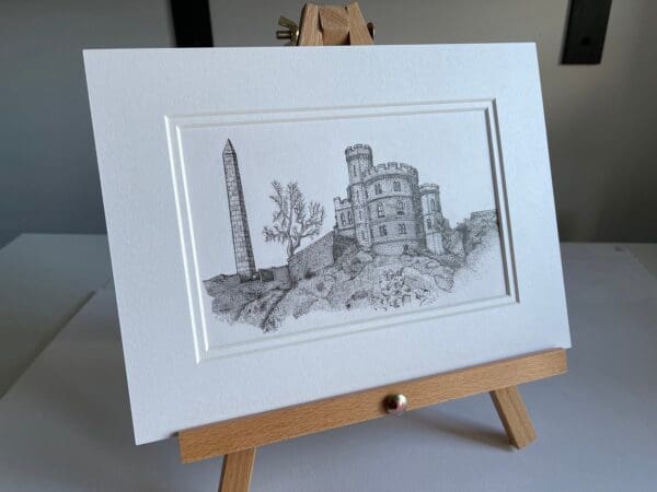 Governor's House - Original Sketch, Edinburgh Royal Mile, Drawing, Scotland, Artwork