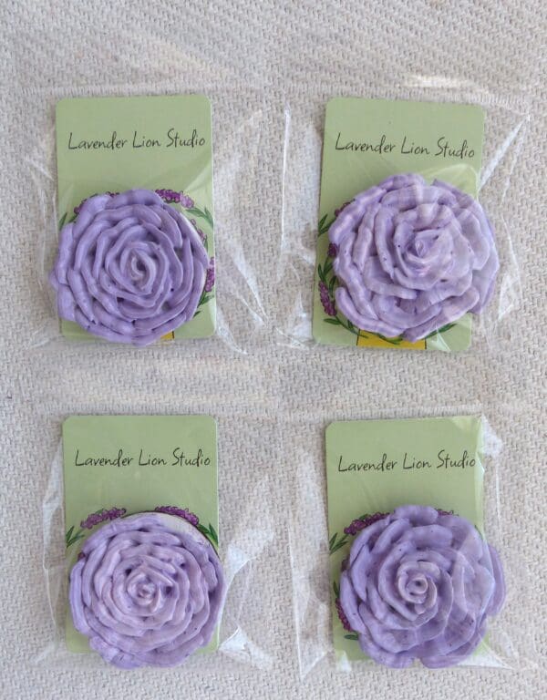 Purple rose magnet - Image 5