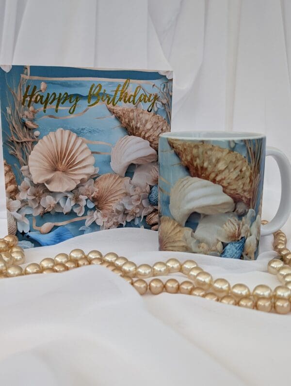 Pure Shores Mug and birthday card