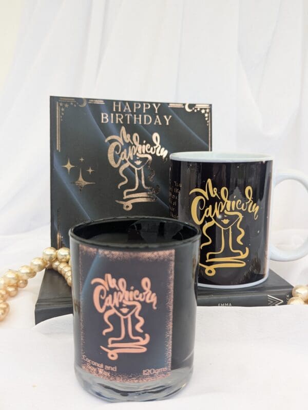 Capricorn Candle Gift Bundle | Zodiac Gift | Capricorn Birthday Gift - Image 3