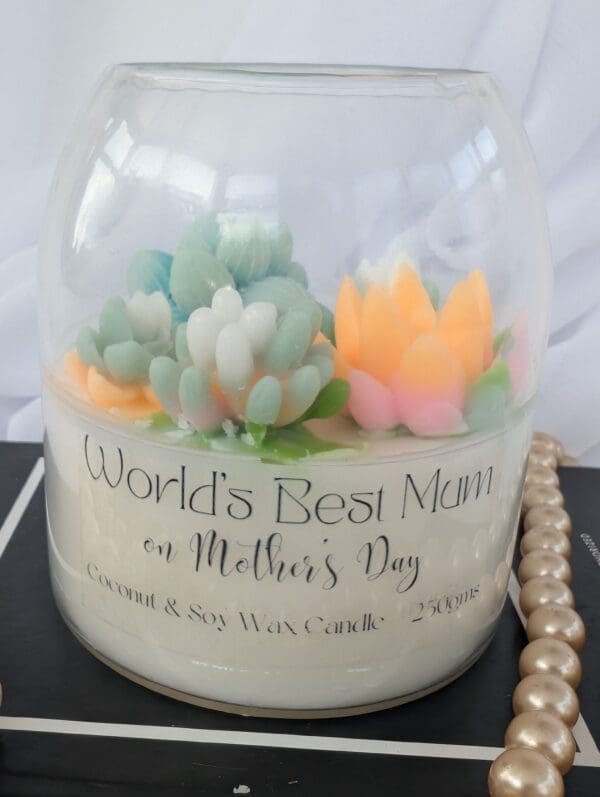 Mother's Day Succulent Candle | Mother's Day Gift | Gift for Mum - Image 4