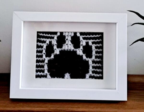 Paw Print Picture, Pet Gifts, (choose your colours). - Image 4