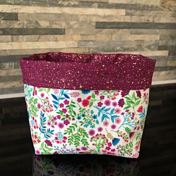 Reversible Fabric Storage Pot in Various Designs - Image 3