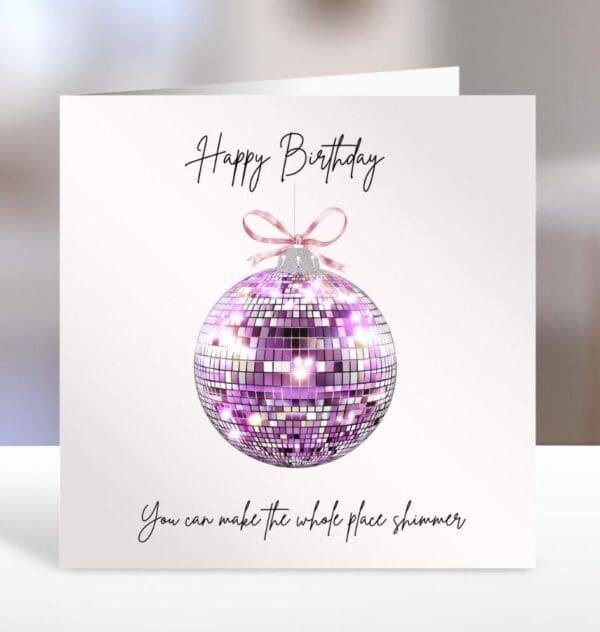 You Can Make The Whole Place Shimmer birthday Card | Taylor Swift Card | swiftie valentine Card | swiftie Card |Anniversary| TS inspired