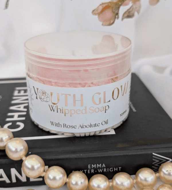 Youth Glow Essential Oil Whipped Soap | Aromatherapy skincare