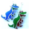 Dinosaur Trex Stained Glass Suncatcher Handmade Colour Choice - Image 4