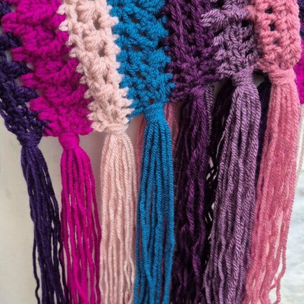 Funky Crocheted Scarf - Image 4