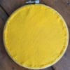 Spring Daffodil hand embroidered 6 inch wall hanging hoop - Image 4