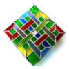 Celtic Maze Eternal Knot Stained Glass Suncatcher - Image 3