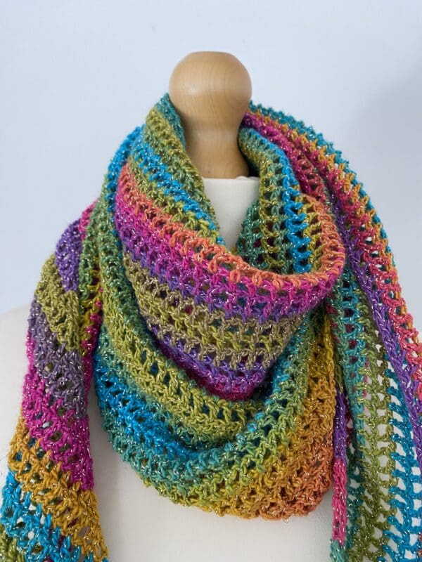 Glittery Multicoloured Scarf