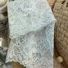Pair of lace cuffs in cream wedding or prom bracelets - Image 2