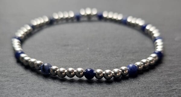 Piera sterling silver bracelet - Sodalite