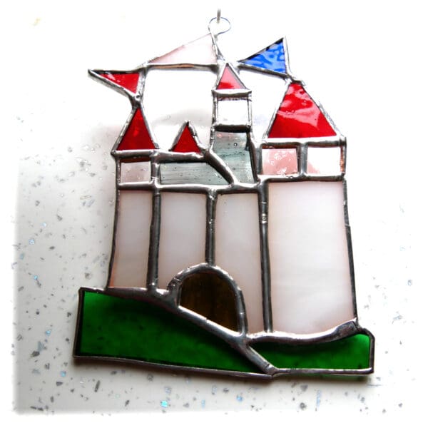 Castle Suncatcher Stained Glass Fairytale - Image 4