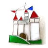 castle stained glass suncatcher fairytale colditz
